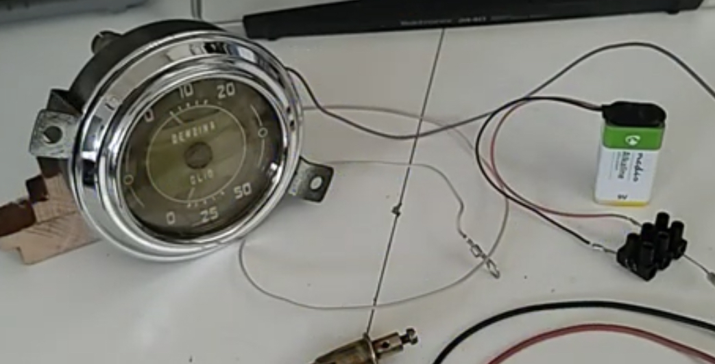 Sistema strumento e galleggiante elettrico per Topolino C prima serie e B