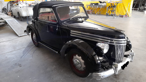 Fiat 500 Trasformabile Carrozzeria Negro telaio 05xxxx 1939 Stefano dalla provincia di Genova